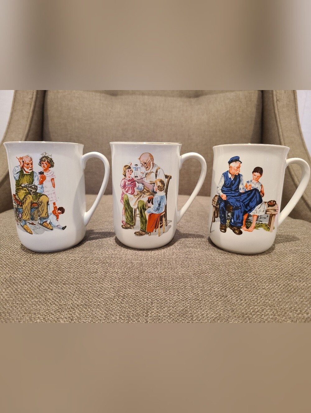 Norman Rockwell Museum Collection set of 3